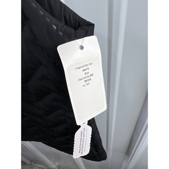 Halloway Full Zip Repreve Eco Quilted Vest Womens M Oklahoma Cowboys Black NEW - Picture 5 of 7